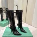 Balenciaga Cagole Studded Pointed‑Toe Over‑The‑Knee Boots 9.5cm Heel #B68384