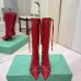 Balenciaga Cagole Studded Pointed‑Toe Over‑The‑Knee Boots 9.5cm Heel #B68385