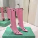 Balenciaga Cagole Studded Pointed‑Toe Over‑The‑Knee Boots 9.5cm Heel #B68387