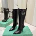 Balenciaga Cagole Studded Pointed‑Toe Over‑The‑Knee Boots 9.5cm Heel #B68390