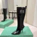 Balenciaga Cagole Studded Pointed‑Toe Over‑The‑Knee Boots 9.5cm Heel #B68390