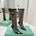 Balenciaga Cagole Studded Pointed‑Toe Over‑The‑Knee Boots 9.5cm Heel #B68391