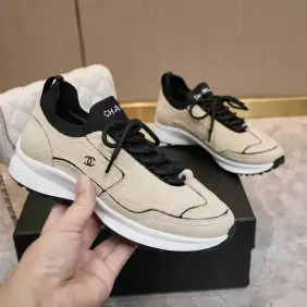 Chanel shoes for Chanel Sneakers Unisex Shoes #A66180