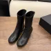 Chanel 2026 Stretch Leather Mid‑Calf Block‑Heel Boots 5cm Heel #B68416