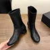 Chanel 2026 Stretch Leather Mid‑Calf Block‑Heel Boots 5cm Heel #B68416