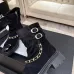 Chanel 26AW Square‑Toe Chain Chunky Heel Combat Boots #B68474