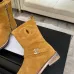 Chanel 26AW Suede Square‑Toe Buckle Ankle Boots #B68478