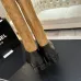 Chanel 26B CC Buckle Knee‑High Rider Boots 2.5cm Heel #B68466