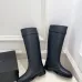 Chanel CC Metal Buckle Flat Knee‑High Rider Boots #B68460