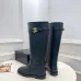 Chanel CC Metal Buckle Flat Knee‑High Rider Boots #B68460