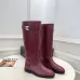 Chanel CC Metal Buckle Flat Knee‑High Rider Boots #B68463