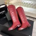 Chanel Classic Double‑C Suede Calfskin Knee‑High Riding Boots #B68369