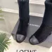 Chanel Double C Colorblock Sock Ankle Boots 7.5cm Heel #B68347