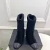 Chanel Double C Colorblock Sock Ankle Boots 7.5cm Heel #B68347