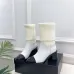 Chanel Double‑C Color Block Sock Ankle Boots 7.5cm Heel #B68348