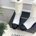 Chanel Double‑C Color Block Sock Ankle Boots 7.5cm Heel #B68348