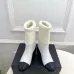 Chanel Double‑C Color Block Sock Ankle Boots 7.5cm Heel #B68348