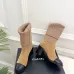 Chanel Double‑C Color Block Sock Ankle Boots 7.5cm Heel #B68349