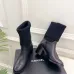 Chanel Double‑C Color Block Sock Ankle Boots 7.5cm Heel #B68350