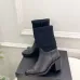 Chanel Double‑C Color Block Sock Ankle Boots 7.5cm Heel #B68350