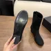 Chanel Stretch Suede Double‑C Side‑Zip Ankle Boots 5cm Heel #B68417
