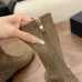 Chanel Stretch Suede Double‑C Side‑Zip Ankle Boots 5cm Heel #B68419