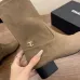 Chanel Stretch Suede Double‑C Side‑Zip Ankle Boots 5cm Heel #B68419