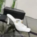 Chanel 2026 Double‑Strap Square‑Toe Heel Slide Sandals #B68496