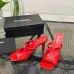 Chanel 2026 Double‑Strap Square‑Toe Heel Slide Sandals #B68497
