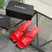 Chanel 2026 Double‑Strap Square‑Toe Heel Slide Sandals #B68497