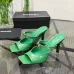 Chanel 2026 Double‑Strap Square‑Toe Heel Slide Sandals #B68500