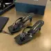 Chanel 2026 Double‑Strap Square‑Toe Heel Slide Sandals #B68501