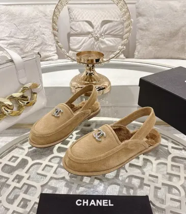 Chanel Shoes Chanel Suede Slingback Loafers for Women Black/Camel/Brown Size 35-42 Chanel Shoes Chanel Suede Slingback Loafers for Women Black/Camel/Brown Size 35-42