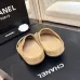 Chanel Classic Double C Suede Closed‑Toe Birkenstock Mules #B68364