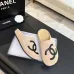 Chanel Classic Double C Suede Closed‑Toe Birkenstock Mules #B68365