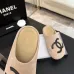 Chanel Classic Double C Suede Closed‑Toe Birkenstock Mules #B68365