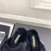 Chanel Double C Turnlock Shearling Lined Mule Slippers #B68351