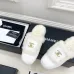 Chanel Double C Turnlock Shearling Lined Mule Slippers #B68352