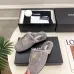 Chanel Double C Turnlock Shearling Lined Mule Slippers #B68353