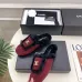 Chanel Double C Turnlock Shearling Lined Mule Slippers #B68355