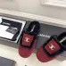 Chanel Double C Turnlock Shearling Lined Mule Slippers #B68355