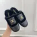 Chanel Double C Turnlock Shearling Lined Mule Slippers #B68356