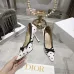 Dior 26SS Runway Embroidered Pointed‑Toe Pumps 8.5cm Heel #B68468