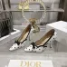 Dior 26SS Runway Embroidered Pointed‑Toe Pumps 8.5cm Heel #B68468