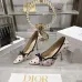 Dior 26SS Runway Embroidered Pointed‑Toe Pumps 8.5cm Heel #B68470