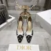 Dior 26SS Runway Embroidered Pointed‑Toe Pumps 8.5cm Heel #B68471
