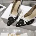 Dior 26SS Runway Embroidered Pointed‑Toe Pumps 8.5cm Heel #B68471