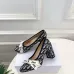 Dior J'ADIOR Bow Ribbon Tweed Block‑Heel Pumps 7.5cm Heel #B68392