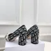 Dior J'ADIOR Bow Ribbon Tweed Block‑Heel Pumps 7.5cm Heel #B68392