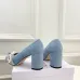 Dior J'ADIOR Bow Ribbon Tweed Block‑Heel Pumps 7.5cm Heel #B68393